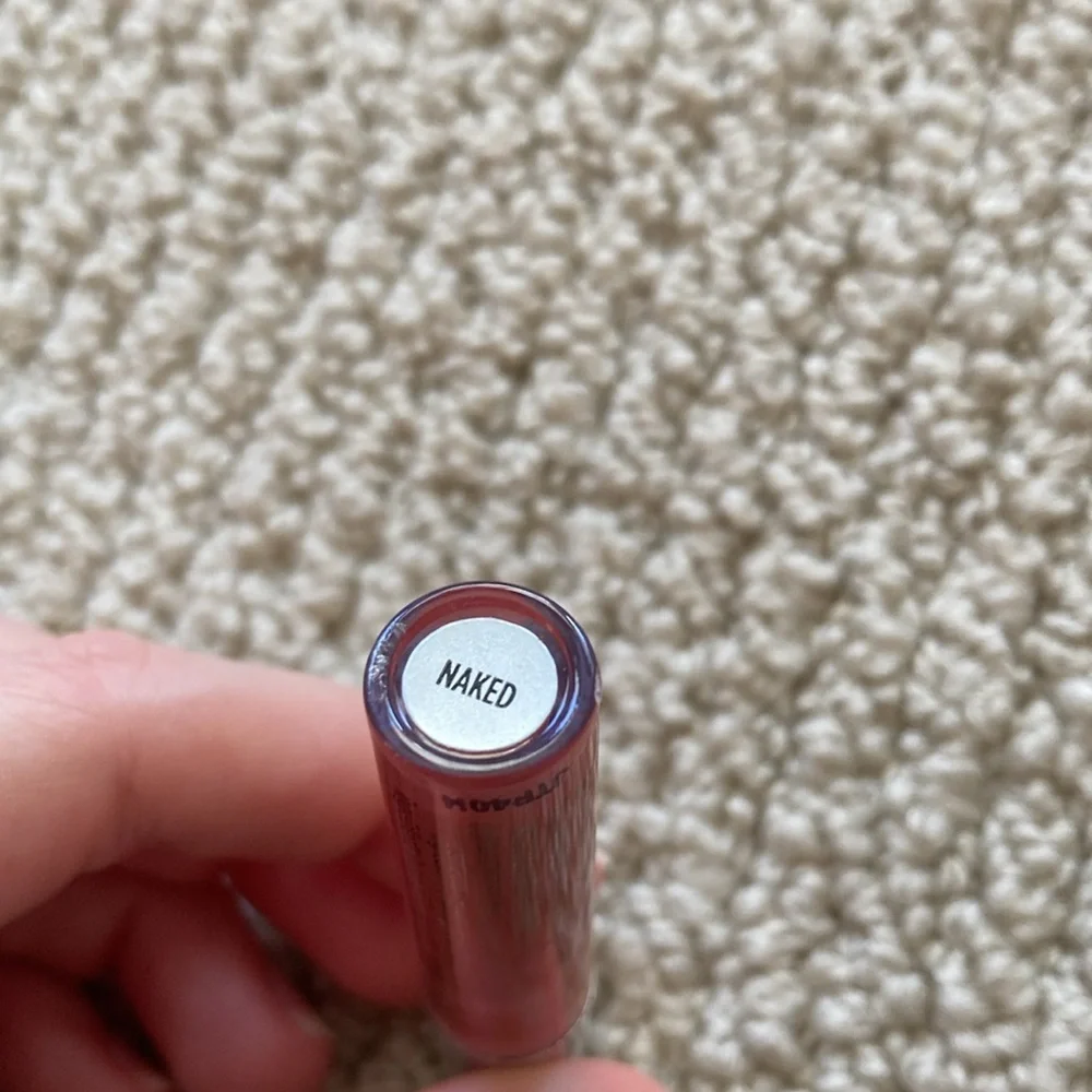 NEW Urban Decay Hi-Fi Shine Ultra Cushion Lipgloss Glitter Naked Red Mini Size